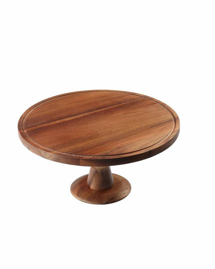 Đế Bánh Tròn Tablecraft 11441 32 cm - Cao 15 cm, Gỗ Acacia