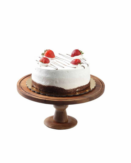 Đế Bánh Tròn Tablecraft 11441 32 cm - Cao 15 cm, Gỗ Acacia