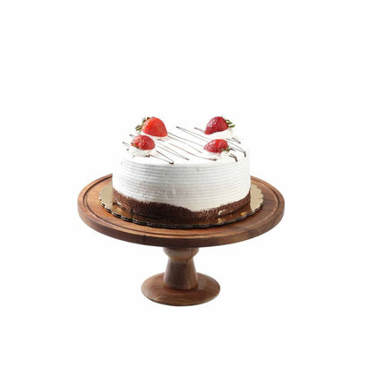 Đế Bánh Tròn Tablecraft 11441 32 cm - Cao 15 cm, Gỗ Acacia