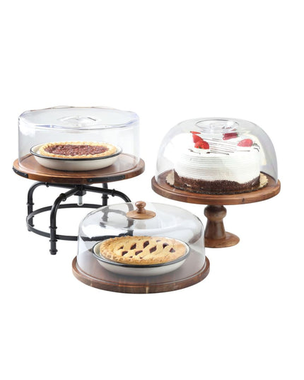 Đế Bánh Tròn Tablecraft 11441 32 cm - Cao 15 cm, Gỗ Acacia
