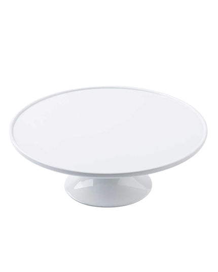 Đế Bánh Tròn Tablecraft 11489 29 cm - Cao 10 cm, Melamine, Trắng