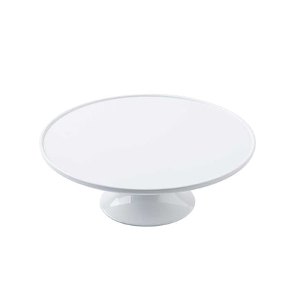 Đế Bánh Tròn Tablecraft 11489 29 cm - Cao 10 cm, Melamine, Trắng