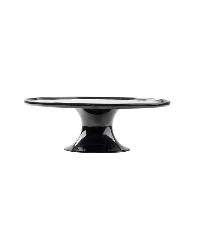 Đế Bánh Tròn Tablecraft 11490 29 cm - Cao 10 cm, Melamine, Đen