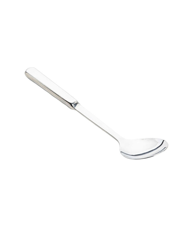 Thìa Phục Vụ Trơn Tablecraft 11626 29.8 cm Thép Không Gỉ Tay Cầm Rỗng