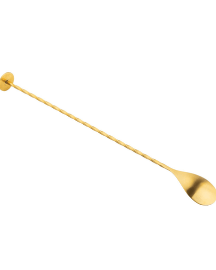 Thìa Bar Tablecraft 11816 28 cm Đầu Muddler, Vàng
