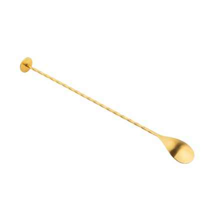 Thìa Bar Tablecraft 11816 28 cm Đầu Muddler, Vàng