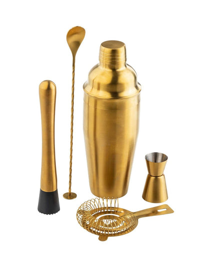 Ly Đong Đôi Tablecraft 11817 15 ml & 30 ml Thép Không Gỉ Vàng