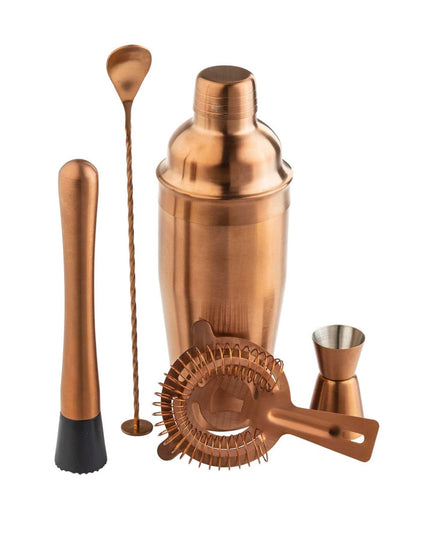 Bộ Bình Lắc Cocktail Thép Không Gỉ Tablecraft 11818 710 ml Đồng