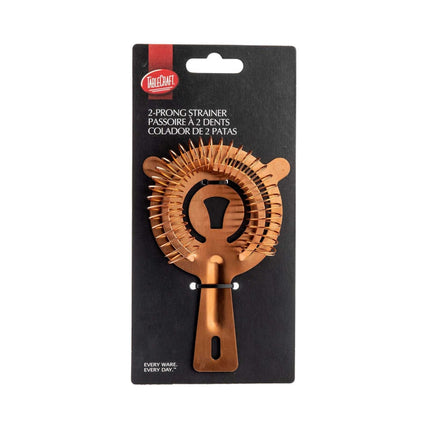 Lọc Cocktail 2 Răng Tablecraft 11820 Thép Không Gỉ Màu Đồng
