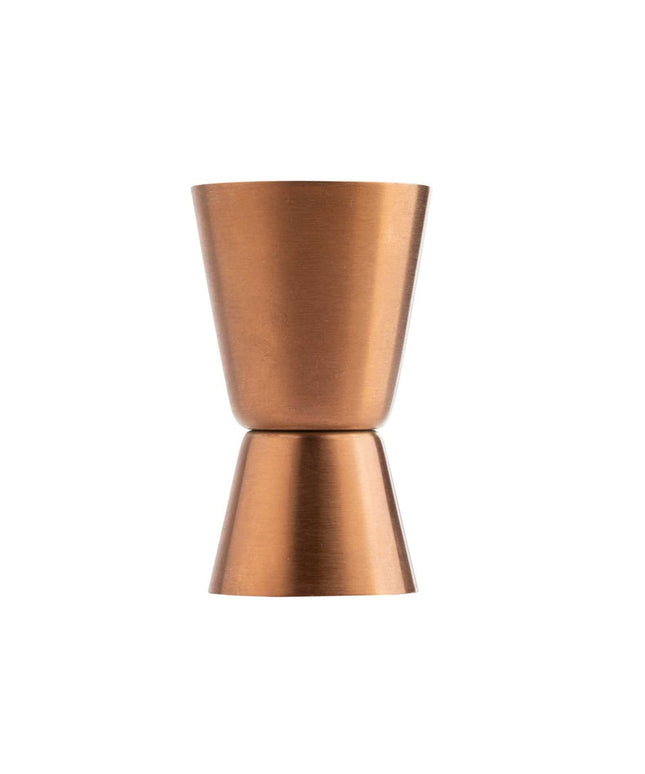 Ly Đong Đôi Tablecraft 11822 15 ml & 30 ml Thép Không Gỉ Màu Đồng