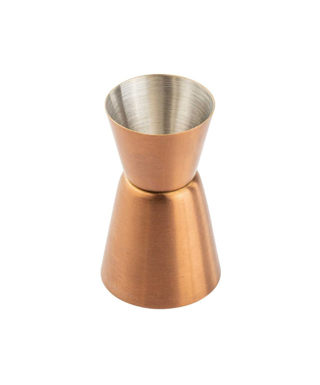 Ly Đong Đôi Tablecraft 11822 15 ml & 30 ml Thép Không Gỉ Màu Đồng
