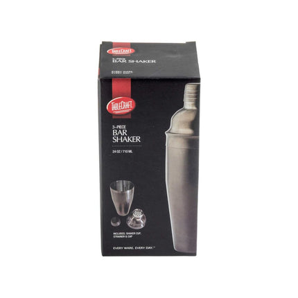 Bộ Bình Lắc Cocktail Thép Không Gỉ Tablecraft 11823 710 ml Xám Kim Loại