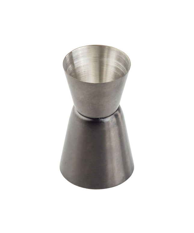 Ly Đong Đôi Tablecraft 11827 15 ml & 30 ml Thép Không Gỉ Màu Gunmetal