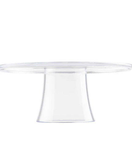 Đế Bánh Tròn Tablecraft 11885 32.5 cm - Cao 13.5 cm, SAN, Trong Suốt