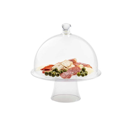 Đế Bánh Tròn Tablecraft 11885 32.5 cm - Cao 13.5 cm, SAN, Trong Suốt