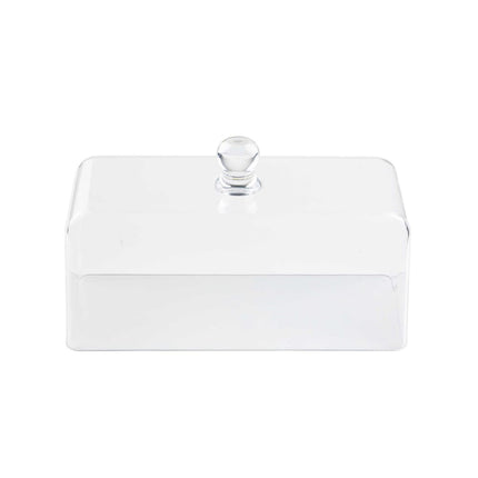 Nắp Đậy Bánh Tablecraft 11887 - 34.5 x 15 cm, SAN, Trong Suốt