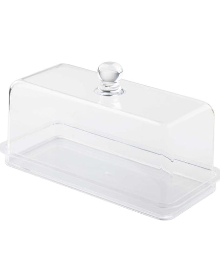 Nắp Đậy Bánh Tablecraft 11887 - 34.5 x 15 cm, SAN, Trong Suốt