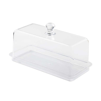Nắp Đậy Bánh Tablecraft 11887 - 34.5 x 15 cm, SAN, Trong Suốt
