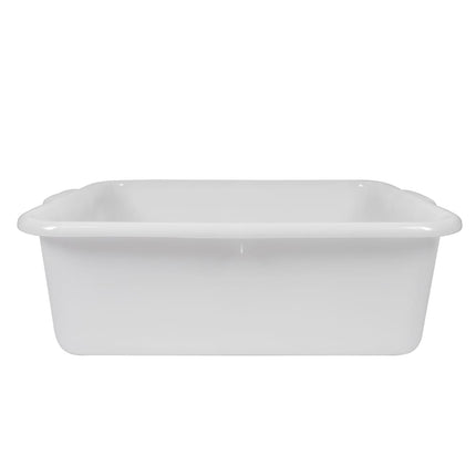 Tablecraft 1537N Hộp Bảo Quản Thực Phẩm Polyethylene, 21 1/4 x 15 3/4 x 17.8 cm, Trắng