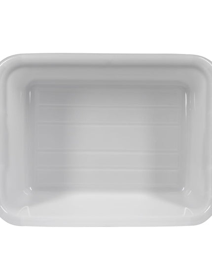 Tablecraft 1537N Hộp Bảo Quản Thực Phẩm Polyethylene, 21 1/4 x 15 3/4 x 17.8 cm, Trắng
