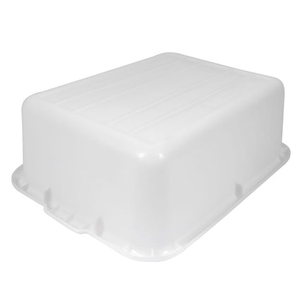 Tablecraft 1537N Hộp Bảo Quản Thực Phẩm Polyethylene, 21 1/4 x 15 3/4 x 17.8 cm, Trắng