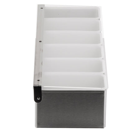 Khay Trang Trí Bar Tablecraft 1606 6 Ngăn - Nắp Bản Lề Phẳng