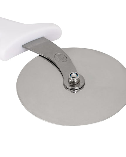 Dao Cắt Pizza Tablecraft 4106W 10.2 cm Cán Nhựa Trắng, Thép Không Gỉ