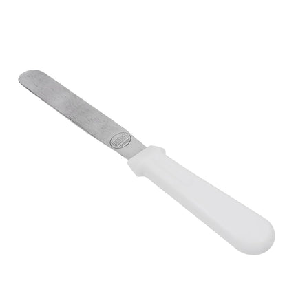 Phới Phết Trang Trí & Phết Kem Tablecraft 4206 15.2 cm Tay Cầm ABS Trắng, Lưỡi Thép Không Gỉ