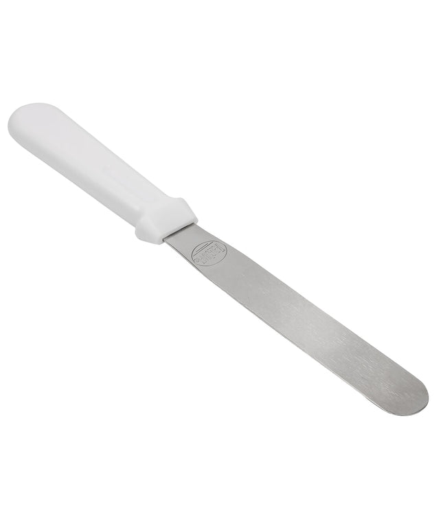 Phới Phết Trang Trí & Phết Kem Tablecraft 4206 15.2 cm Tay Cầm ABS Trắng, Lưỡi Thép Không Gỉ