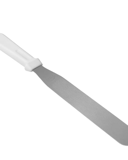 Phới Phết Trang Trí & Phết Kem Tablecraft 4208 20.3 cm Tay Cầm ABS Trắng, Lưỡi Thép Không Gỉ
