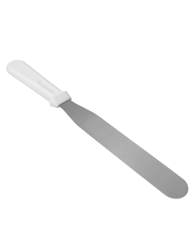 Phới Phết Trang Trí & Phết Kem Tablecraft 4208 20.3 cm Tay Cầm ABS Trắng, Lưỡi Thép Không Gỉ