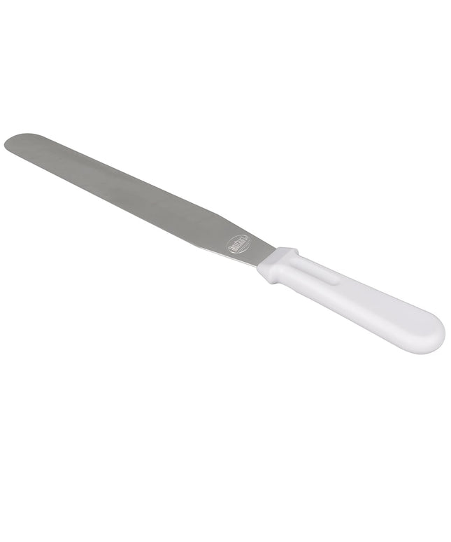 Phới Phết Trang Trí & Phết Kem Tablecraft 4210 25.4 cm Tay Cầm ABS Trắng, Lưỡi Thép Không Gỉ