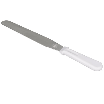 Phới Phết Trang Trí & Phết Kem Tablecraft 4210 25.4 cm Tay Cầm ABS Trắng, Lưỡi Thép Không Gỉ