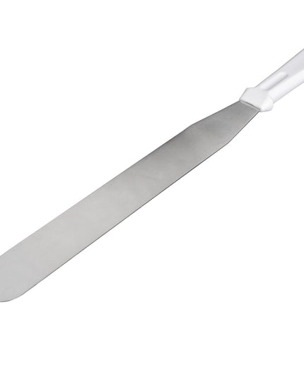 Phới Phết Trang Trí & Phết Kem Tablecraft 4212 30.5 cm Tay Cầm ABS Trắng, Lưỡi Thép Không Gỉ