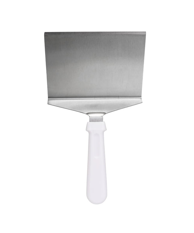 Xẻng Lật Tablecraft 461W 27.9 cm Lưỡi Vuông Thép Không Gỉ Cán ABS Trắng