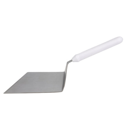 Xẻng Lật Tablecraft 461W 27.9 cm Lưỡi Vuông Thép Không Gỉ Cán ABS Trắng