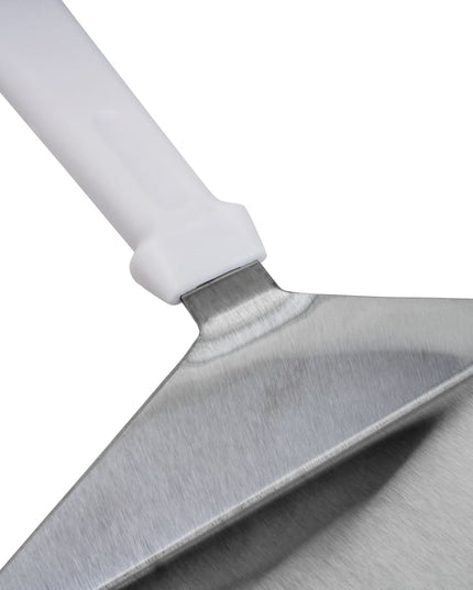 Xẻng Lật Tablecraft 461W 27.9 cm Lưỡi Vuông Thép Không Gỉ Cán ABS Trắng