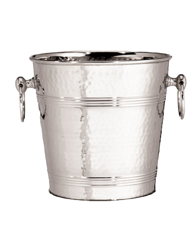 Xô Đựng Rượu Vang/Sâm Banh Tablecraft 5198 21.6 cm Thép Không Gỉ, Hoàn Thiện Búa Đập