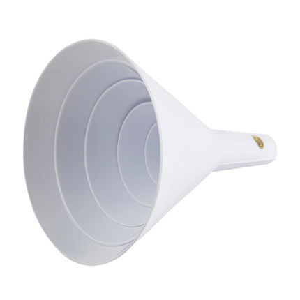 Bộ 5 Phễu Tablecraft 5.1 cm Đến 15.2 cm - Nhựa, Trắng