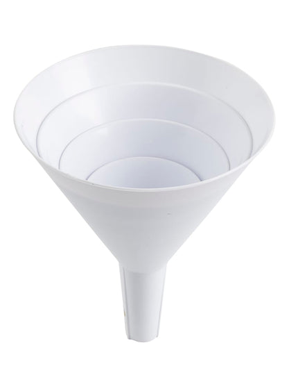 Bộ 5 Phễu Tablecraft 5.1 cm Đến 15.2 cm - Nhựa, Trắng