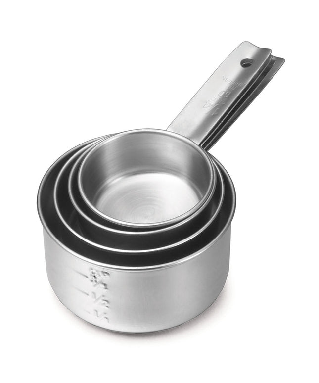 Bộ Cốc Đong Tablecraft 724 4 Chiếc Thép Không Gỉ Trọng Lượng Tiêu Chuẩn