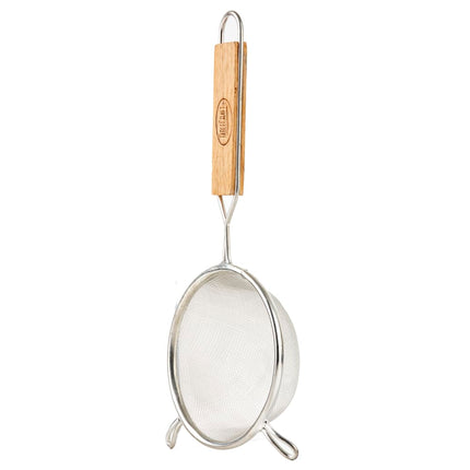 Rây Lọc Lưới Mịn Tablecraft 90 12.1 cm Mạ Thiếc, Tay Cầm Gỗ