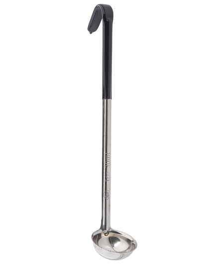 Muôi Múc Tablecraft 9701 30 ml Thép Không Gỉ Tay Cầm Vinyl Đen