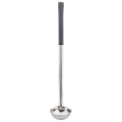 Muôi Múc Tablecraft 9701 30 ml Thép Không Gỉ Tay Cầm Vinyl Đen