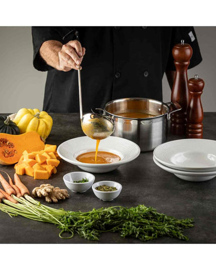 Muôi Múc Tablecraft 9708 237 ml Thép Không Gỉ Tay Cầm Vinyl Đen