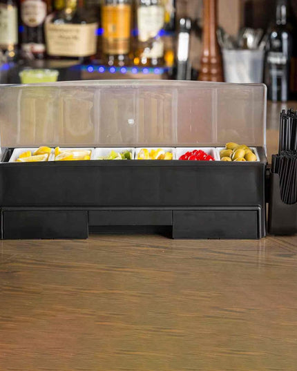 Khay Trang Trí Quầy Bar Tablecraft BCD1400 5 Ngăn - Nắp Vòm