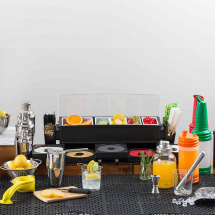 Khay Trang Trí Quầy Bar Tablecraft BCD1400 5 Ngăn - Nắp Vòm