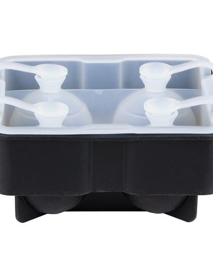 Khay Đá Hình Cầu Tablecraft BSRT2 4 Ngăn Silicon Đen