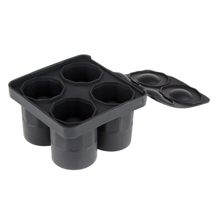 Khay Đá Hình Ly Shot Tablecraft BSST 4 Ngăn Silicon Đen