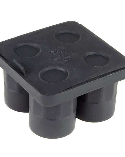 Khay Đá Hình Ly Shot Tablecraft BSST 4 Ngăn Silicon Đen